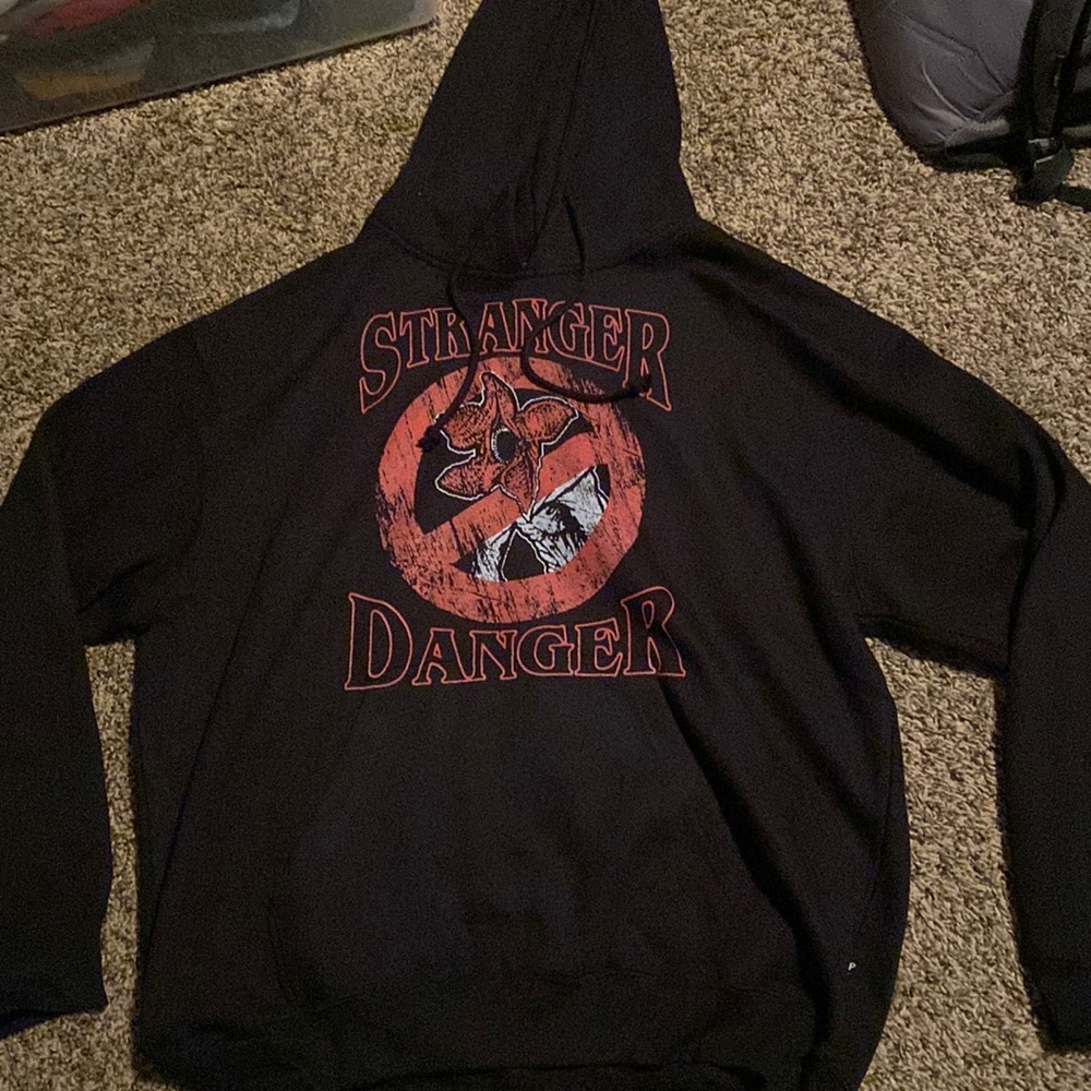 black hoodie